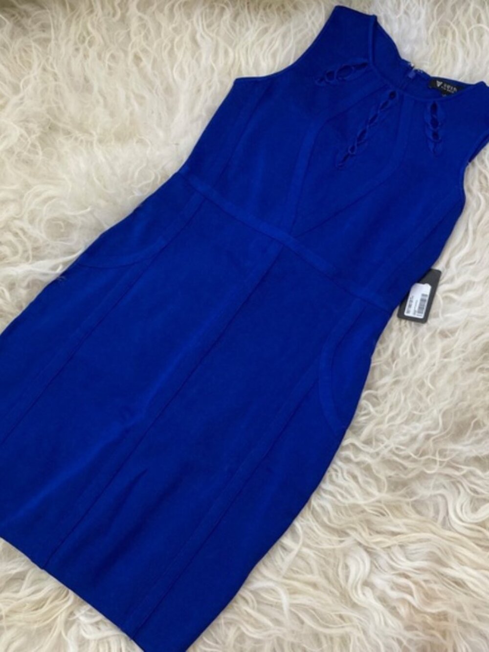 GUESS WOMENS BANDAGE COCKTAIL BODYCON DRESS 1004 - Picture 5 of 9